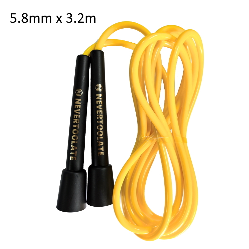 Skipping Rope Pvc - NEVERTOOLATE 143 gram 5.8mm diameter 10.5ft