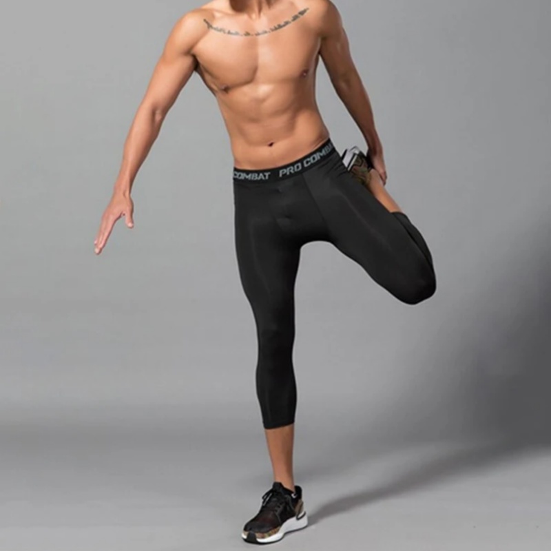 Crossfit Runners - Men Running Leggings Quick Dry Gym