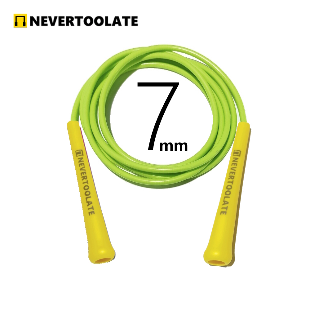 7mm diameter PVC AND PU MATERI - Skipping Rope Pvc ulasan dan harga