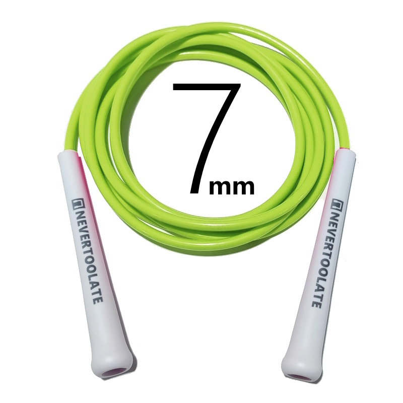 7mm diameter PVC AND PU MATERI - Skipping Rope Pvc ulasan dan harga