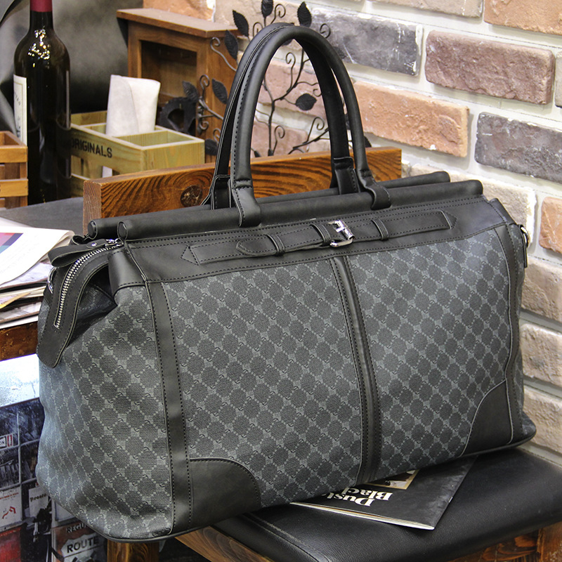 Fashion Plaid Travel Bag Men H - Crossfit G ulasan dan harga