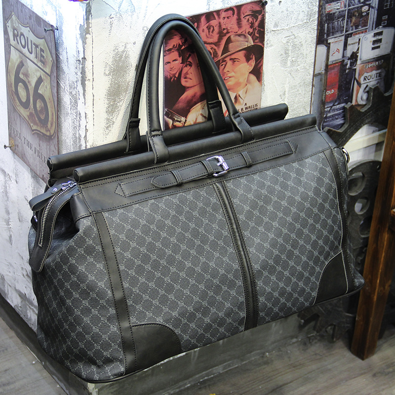 Fashion Plaid Travel Bag Men H - Crossfit G ulasan dan harga