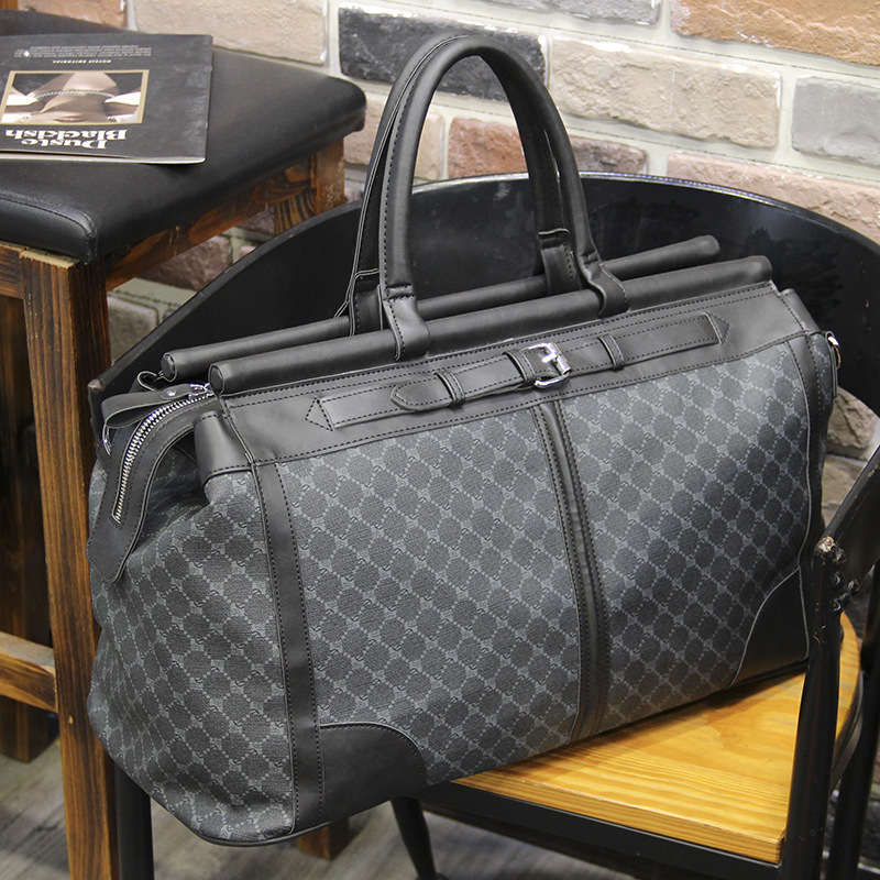 Fashion Plaid Travel Bag Men H - Crossfit G ulasan dan harga